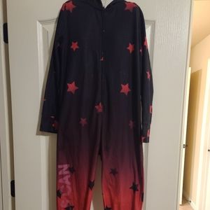 Justice sz 8 onesie pajamas